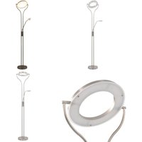 Stehlampe 18 w Silbern 180 cm Dimmbar - Stehlampe - LED-Lampe - Deckenfluter - Leselampe - Wohnzimmerleuchte - Home & Living Stehlampe 18 w Silbern 180 cm Dimmbar - Stehlampe - LED-Lampe - Deckenfluter - Leselampe - Wohnzimmerleuchte - Home & Living von VIDAXL