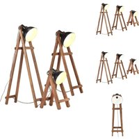 Vidaxl - Stehlampen 3 Stk. Schwarz E27 Mango Massivholz - Stehlampe - Stehlampen - Stehleuchte - Stehleuchten Vidaxl - Stehlampen 3 Stk. Schwarz E27 Mango Massivholz - Stehlampe - Stehlampen - Stehleuchte - Stehleuchten von VIDAXL
