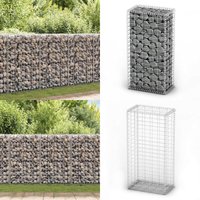 Vidaxl - Steinkorb Gabione mit Deckeln Verzinkter Draht 100×50×30 cm - Gabionsystem - Stahltrennung - Gartenzaun - Begrenzungssystem - Mauerstein Vidaxl - Steinkorb Gabione mit Deckeln Verzinkter Draht 100×50×30 cm - Gabionsystem - Stahltrennung - Gartenzaun - Begrenzungssystem - Mauerstein von VIDAXL