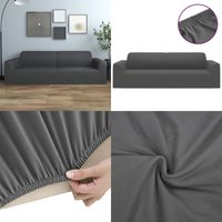 Vidaxl - Stretch Sofahusse 3-Sitzer Anthrazit Polyester-Jersey - Sofahusse - Sofahussen - Home & Living - Anthrazit Vidaxl - Stretch Sofahusse 3-Sitzer Anthrazit Polyester-Jersey - Sofahusse - Sofahussen - Home & Living - Anthrazit von VIDAXL
