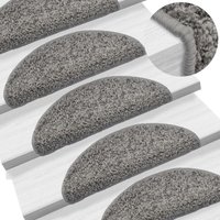 Vidaxl - Stufenmatten 10 Stk. 56x17x3 cm Grau 210963 von VIDAXL