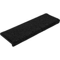 Stufenmatten 30 Stk. 65x21x4 cm Schwarz Rechteckiger Rand Vidaxl von VIDAXL