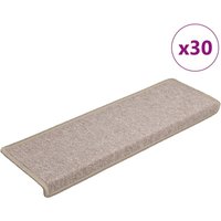 Vidaxl - Stufenmatten 30 Stk. 65x21x4 cm Taupe von VIDAXL