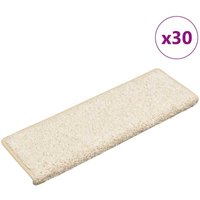 Vidaxl - Stufenmatten 30 Stk. 65x21x4 cm Weiß von VIDAXL
