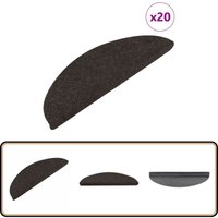 Vidaxl - Stufenmatten Selbstklebend 20 Stk. Schwarz 56x17x3 cm Vidaxl - Stufenmatten Selbstklebend 20 Stk. Schwarz 56x17x3 cm von VIDAXL