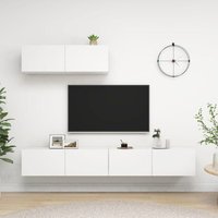 Vidaxl - TV-Schränke 3 Stk. Weiß Holzwerkstoff Vidaxl - TV-Schränke 3 Stk. Weiß Holzwerkstoff von VIDAXL