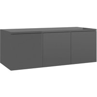 Bonnevie - TV-Schrank,TV-Möbel Hochglanz-Grau 80x34x30 cm Holzwerkstoff vidaXL von BONNEVIE