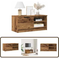 TV-Schrank Altholz-Optik 80x35x36,5 cm Holzwerkstoff - Vidaxl TV-Schrank Altholz-Optik 80x35x36,5 cm Holzwerkstoff - Vidaxl von VIDAXL
