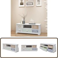 Vidaxl - TV-Schrank Französischer Stil Holz - Holz Möbel - Lowboard - tv Stand - Französischer Landhausstil - Vintage Deko Vidaxl - TV-Schrank Französischer Stil Holz - Holz Möbel - Lowboard - tv Stand - Französischer Landhausstil - Vintage Deko von VIDAXL