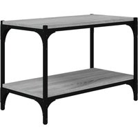 Vidaxl - TV-Schrank Grau Sonoma 60x33x41 cm Holzwerkstoff und Stahl von VIDAXL