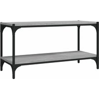 Vidaxl - TV-Schrank Grau Sonoma 80x33x41 cm Holzwerkstoff und Stahl von VIDAXL