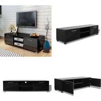 Vidaxl - TV-Schrank Hochglanz-Schwarz 120x40,5x35 cm - Fernseher Schrank - tv Möbel - Hifi Schrank - Wohnzimmerschrank - Multimedia Regal - Home & Vidaxl - TV-Schrank Hochglanz-Schwarz 120x40,5x35 cm - Fernseher Schrank - tv Möbel - Hifi Schrank - Wohnzimmerschrank - Multimedia Regal - Home & von VIDAXL