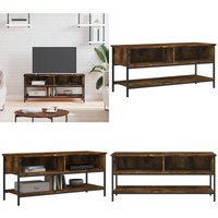 Vidaxl - TV-Schrank Räuchereiche 100x35x45 cm Holzwerkstoff - tv Schrank - Holzkasten - Regal - Wohnzimmereinrichtung - Industrielles Design - Home & Vidaxl - TV-Schrank Räuchereiche 100x35x45 cm Holzwerkstoff - tv Schrank - Holzkasten - Regal - Wohnzimmereinrichtung - Industrielles Design - Home & von VIDAXL