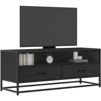 Vidaxl - TV-Schrank Schwarz 100x34,5x40 cm Holzwerkstoff und Metall von VIDAXL
