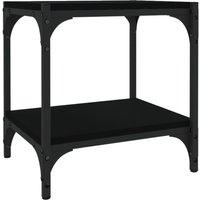 Vidaxl - TV-Schrank Schwarz 40x33x41 cm Holzwerkstoff und Stahl von VIDAXL