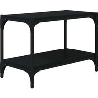 Vidaxl - TV-Schrank Schwarz 60x33x41 cm Holzwerkstoff und Stahl von VIDAXL