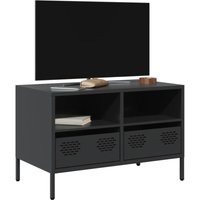 Vidaxl - TV-Schrank Schwarz 68x39x43,5 cm Kaltgewalzter Stahl von VIDAXL