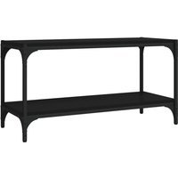 Vidaxl - TV-Schrank Schwarz 80x33x41 cm Holzwerkstoff und Stahl von VIDAXL