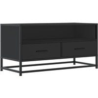 Vidaxl - TV-Schrank Schwarz 80x34,5x40 cm Holzwerkstoff und Metall Vidaxl - TV-Schrank Schwarz 80x34,5x40 cm Holzwerkstoff und Metall von VIDAXL