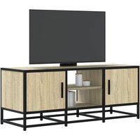 Vidaxl - TV-Schrank Sonoma-Eiche 100x35x50 cm Holzwerkstoff und Metall von VIDAXL