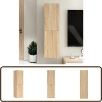 Vidaxl - TV-Schrank Sonoma-Eiche 30,5x30x110 cm Holzwerkstoff - TV-Wandregal - Holzregale - Regal Sonoma Eiche - Wohnwand Möbel - Fernseher Stand Vidaxl - TV-Schrank Sonoma-Eiche 30,5x30x110 cm Holzwerkstoff - TV-Wandregal - Holzregale - Regal Sonoma Eiche - Wohnwand Möbel - Fernseher Stand von VIDAXL