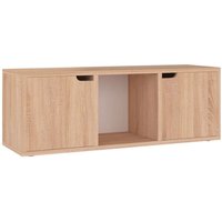 TV-Schrank Sonoma-Eiche 88,5x27,5x30,5 cm Holzwerkstoff Vidaxl Braun von BONNEVIE