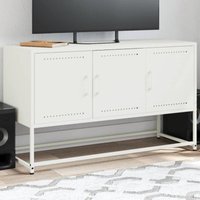 Vidaxl - TV-Schrank Weiß 100,5x39x60,5 cm Stahl von VIDAXL