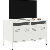 Vidaxl - TV-Schrank Weiß 68x39x43,5 cm Kaltgewalzter Stahl von VIDAXL