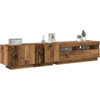 Vidaxl - TV-Schrank mit LED-Leuchten Altholz-Optik 200x35x40 cm Vidaxl - TV-Schrank mit LED-Leuchten Altholz-Optik 200x35x40 cm von VIDAXL