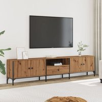 Vidaxl - TV-Schrank mit Schublade Artisan-Eiche 200x25x44 cm Vidaxl - TV-Schrank mit Schublade Artisan-Eiche 200x25x44 cm von VIDAXL