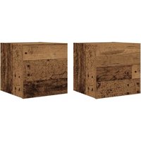 Vidaxl - TV-Wandschränke 2 Stk. Altholz-Optik 30,5x30x30 cm Vidaxl - TV-Wandschränke 2 Stk. Altholz-Optik 30,5x30x30 cm von VIDAXL