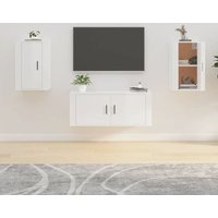 Vidaxl - TV-Wandschränke 2 Stk. Hochglanz-Weiß 40x34,5x60 cm Vidaxl - TV-Wandschränke 2 Stk. Hochglanz-Weiß 40x34,5x60 cm von VIDAXL