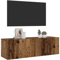 Vidaxl - TV-Wandschrank Altholz-Optik 100x30x30 cm Holzwerkstoff von VIDAXL