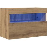 Vidaxl - TV-Wandschrank mit LED-Leuchten Artisan Eiche 60x30x40 cm Vidaxl - TV-Wandschrank mit LED-Leuchten Artisan Eiche 60x30x40 cm von VIDAXL