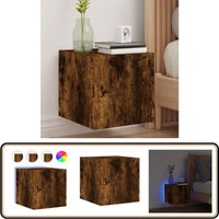 TV-Wandschrank mit LED-Leuchten Räuchereiche 30,5x35x30 cm - TV-Schrank - Holzschrank - Regal - Wandregal - Fernsehregale TV-Wandschrank mit LED-Leuchten Räuchereiche 30,5x35x30 cm - TV-Schrank - Holzschrank - Regal - Wandregal - Fernsehregale von VIDAXL
