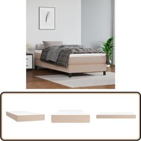 Vidaxl - Taschenfederkernmatratze Cappuccino 90x190x20 cm Kunstleder - Taschenfederkernmatratze - Kunstleder Matratze - Doppelbett Matratze Vidaxl - Taschenfederkernmatratze Cappuccino 90x190x20 cm Kunstleder - Taschenfederkernmatratze - Kunstleder Matratze - Doppelbett Matratze von VIDAXL