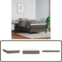 Vidaxl - Taschenfederkernmatratze Grau 90x190x20 cm Kunstleder - Taschenfederkernmatratze - Kunstleder Matratze - Mittelhart Matratze - Doppelbett Vidaxl - Taschenfederkernmatratze Grau 90x190x20 cm Kunstleder - Taschenfederkernmatratze - Kunstleder Matratze - Mittelhart Matratze - Doppelbett von VIDAXL