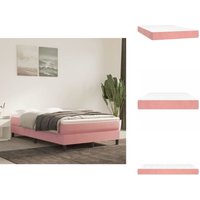 Vidaxl - Taschenfederkernmatratze Rosa 120x200x20 cm Samt - Samtmatratze - Federkernmatratze - Doppelbettmatratze - Rosa Matratze - Bettwäsche Vidaxl - Taschenfederkernmatratze Rosa 120x200x20 cm Samt - Samtmatratze - Federkernmatratze - Doppelbettmatratze - Rosa Matratze - Bettwäsche von VIDAXL