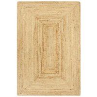 Teppich Handgefertigt Jute Natur 80x160 cm Vidaxl von VIDAXL