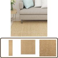 Vidaxl - Teppich Natur Sisal 80x350 cm - Sisalteppich - Naturfaser - Wohnraumteppich - Wohnzimmerteppich - Flurvorlage Vidaxl - Teppich Natur Sisal 80x350 cm - Sisalteppich - Naturfaser - Wohnraumteppich - Wohnzimmerteppich - Flurvorlage von VIDAXL