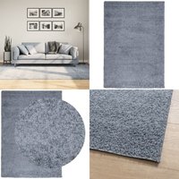 Vidaxl - Teppich Shaggy Hochflor Modern Blau 160x230 cm - Shaggy Teppich - Blau - Hochflor - Wohnzimmer Teppich - Flur Teppich - Home & Living Vidaxl - Teppich Shaggy Hochflor Modern Blau 160x230 cm - Shaggy Teppich - Blau - Hochflor - Wohnzimmer Teppich - Flur Teppich - Home & Living von VIDAXL