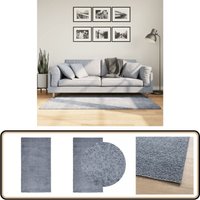 Vidaxl - Teppich Shaggy Hochflor Modern Blau 80x150 cm - Shaggy Teppich - Blau - Hochflor - Wohnzimmer Teppich - Flur Teppich Vidaxl - Teppich Shaggy Hochflor Modern Blau 80x150 cm - Shaggy Teppich - Blau - Hochflor - Wohnzimmer Teppich - Flur Teppich von VIDAXL