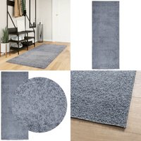 Vidaxl - Teppich Shaggy Hochflor Modern Blau 80x200 cm - Shaggy Teppich - Blau - Hochflor - Wohnzimmerteppich - Flurteppich - Home & Living Vidaxl - Teppich Shaggy Hochflor Modern Blau 80x200 cm - Shaggy Teppich - Blau - Hochflor - Wohnzimmerteppich - Flurteppich - Home & Living von VIDAXL