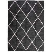 Vidaxl - Teppich Shaggy Hochflor Modern Schwarz und Creme 200x280 cm Vidaxl - Teppich Shaggy Hochflor Modern Schwarz und Creme 200x280 cm von VIDAXL
