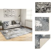 Vidaxl - Teppich Waschbar Mehrfarbig 160x230 cm Rutschfest - Samt Teppich - Wohnteppich - Flurmatte - Schlafzimmerteppich - Multifarbenes Design von VIDAXL