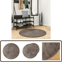 Vidaxl - Teppich istan Hochflor Glänzend Grau ø 100 cm - Weicher Teppich - Hochflor - Kunstfell - Grauer Teppich - Rund Teppich Vidaxl - Teppich istan Hochflor Glänzend Grau ø 100 cm - Weicher Teppich - Hochflor - Kunstfell - Grauer Teppich - Rund Teppich von VIDAXL