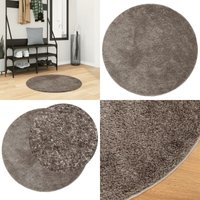 Vidaxl - Teppich istan Hochflor Glänzend Grau ø 80 cm - Weicher Teppich - Hochflor - Kunstfell - Grau - Rutschfest - Home & Living Vidaxl - Teppich istan Hochflor Glänzend Grau ø 80 cm - Weicher Teppich - Hochflor - Kunstfell - Grau - Rutschfest - Home & Living von VIDAXL