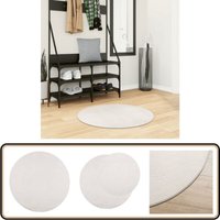 Vidaxl - Teppich iza Kurzflor Skandinavischer Look Creme ø 80 cm - Kuschelteppich - Flaumteppich - Rundteppich - Wohnteppich - Flurmatte Vidaxl - Teppich iza Kurzflor Skandinavischer Look Creme ø 80 cm - Kuschelteppich - Flaumteppich - Rundteppich - Wohnteppich - Flurmatte von VIDAXL