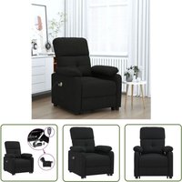 Vidaxl - The Living Store Massagesessel Elektrisch Schwarz Stoff - Elektrischer Massagesessel - Relaxsessel - Fernsehsessel - Bequeme Sessel Vidaxl - The Living Store Massagesessel Elektrisch Schwarz Stoff - Elektrischer Massagesessel - Relaxsessel - Fernsehsessel - Bequeme Sessel von VIDAXL