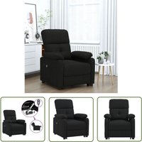 Vidaxl - The Living Store Relaxsessel Elektrisch Schwarz Stoff - Fernsehsessel - Elektrischer Relaxsessel - Bequeme Lounge Chair - Schlafsessel Vidaxl - The Living Store Relaxsessel Elektrisch Schwarz Stoff - Fernsehsessel - Elektrischer Relaxsessel - Bequeme Lounge Chair - Schlafsessel von VIDAXL